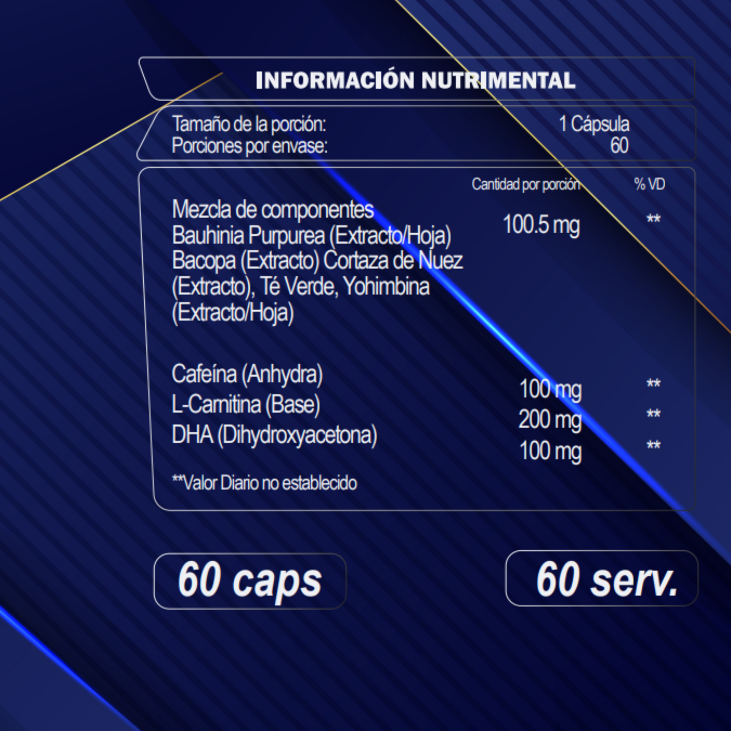 TERMOGÉNICO 60 Cápsulas