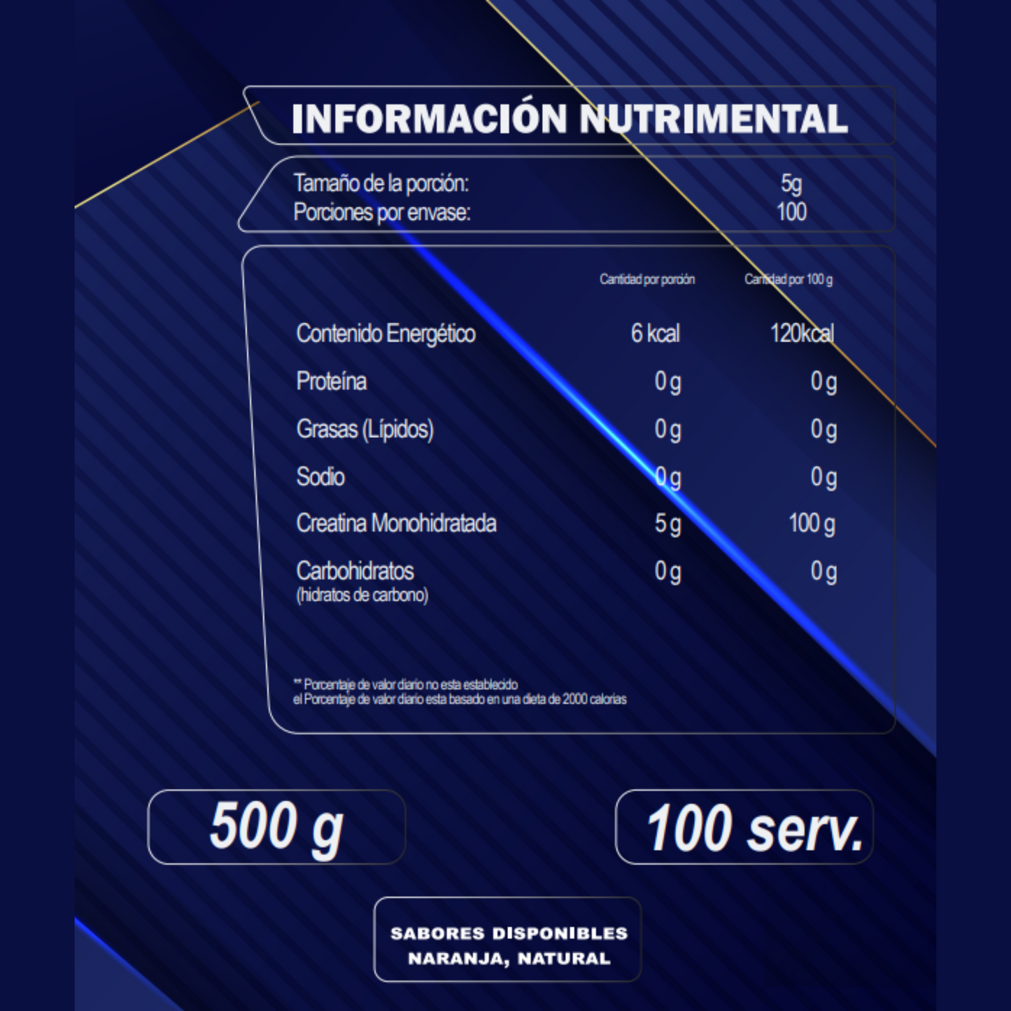 CREATINA 500g