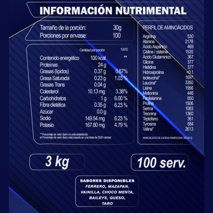 PROTEÍNA DE SUERO 3 Kg