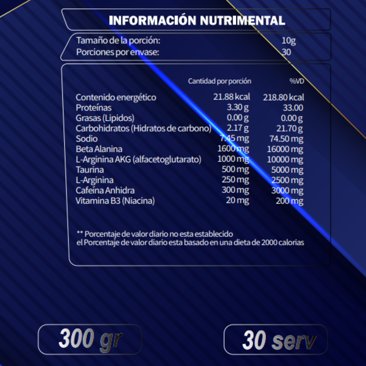 HAPPY BIRTHDAY-Preworkout (Intenso)