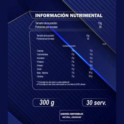 BETA ALANINA 300g