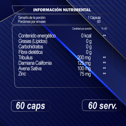 IRON TESTO 60 Cápsulas