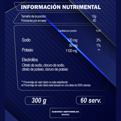 Electrolitos 300g (60 Servicios)