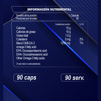 OMEGA 3-90 Cápsulas