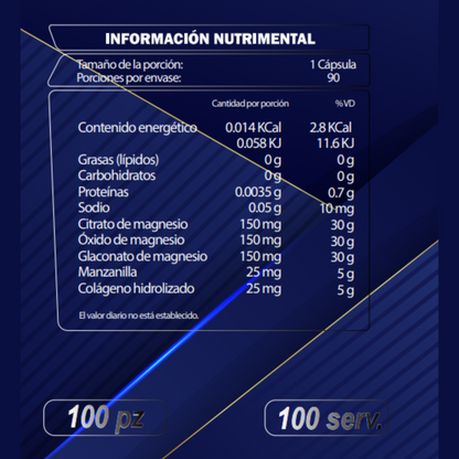 MAGNESIUM BLEND 100 Cápsulas