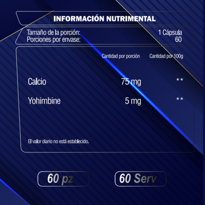 YOHIMBINE 60 Capsulas
