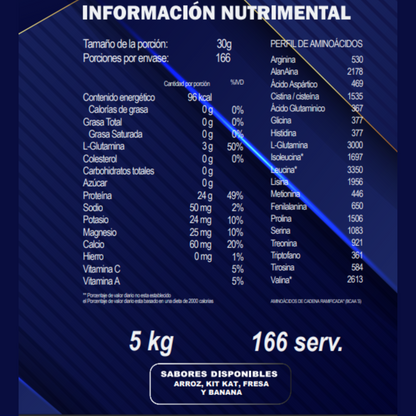 PROTEÍNA AISLADA 5 Kg