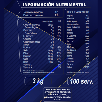 PROTEÍNA AISLADA 3 Kg