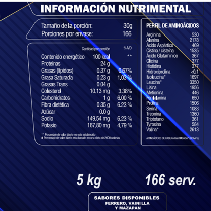 PROTEÍNA DE SUERO 5 Kg